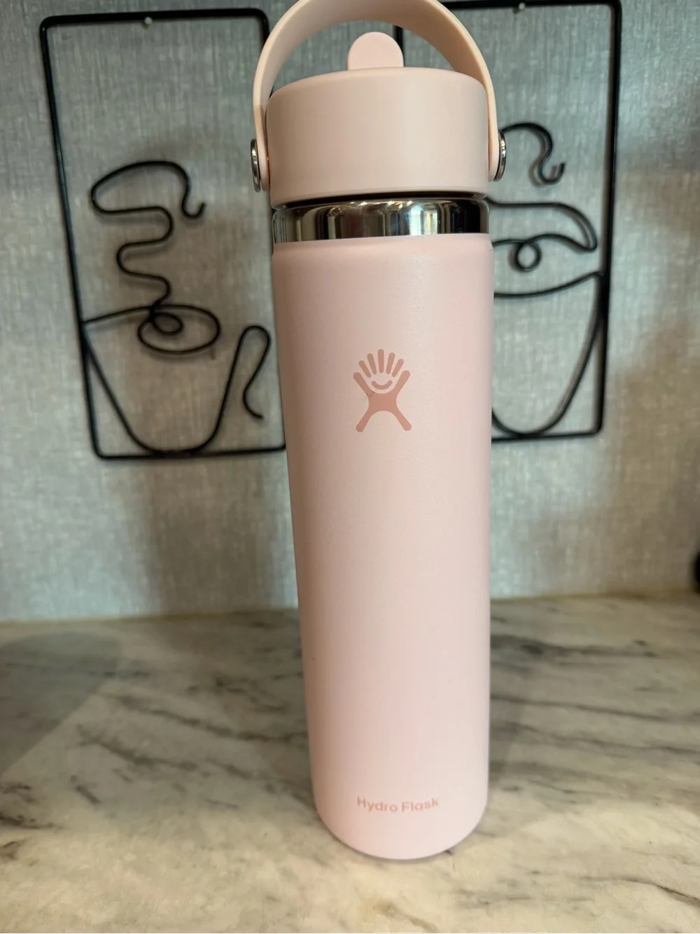 Hydro Flask 24oz Pink Stainless Steel Water Bottle - Women Skincare Accessory